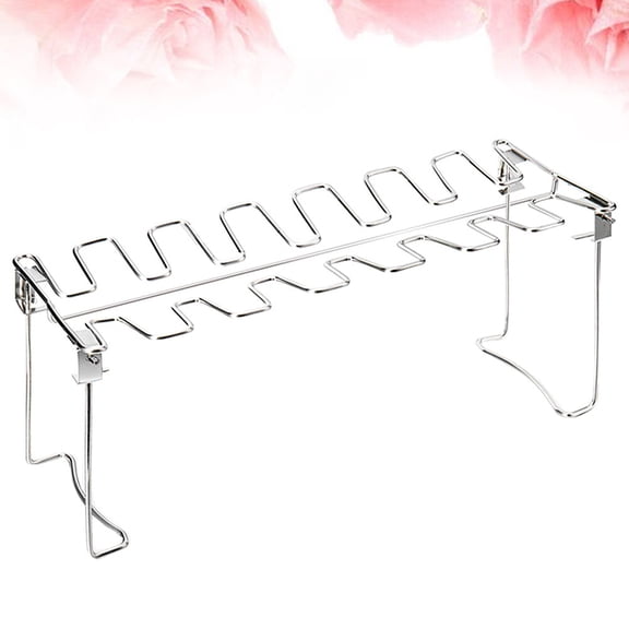 Uonlytech 1Pc Durable Stainless Steel Portable Bbq Grill with Foldable Design for Park Barbecue