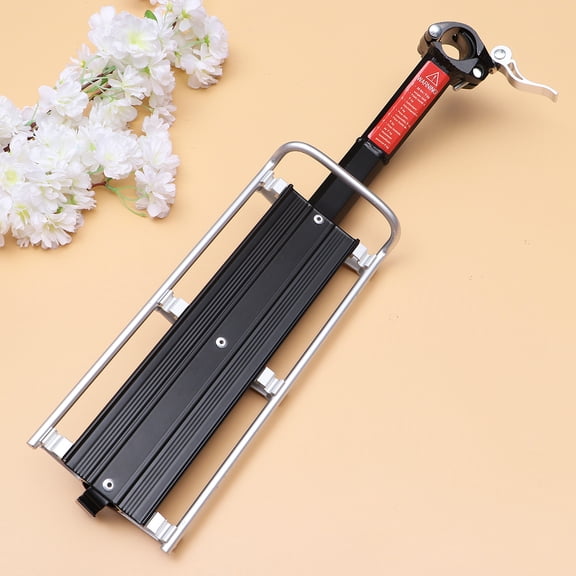 Uonlytech 1Pc Lightweight Aluminum Bike Cargo Rack Rear Seatpost Luggage Carrier for Easy Transport