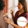 thumbnail image 1 of LIOOBO Massage Roller Khaki Wood for Home Use Body and Back Relaxation, 1 of 8