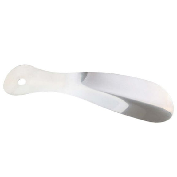 Uonlytech 1Pcs Non Bending Stainless Steel Shoe Horn Lazy Shoe Helper Hanging Pendant for Men and Women