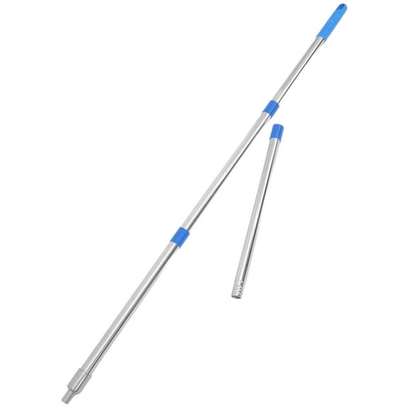 Uonlytech 1Set Adjustable Stainless Steel Light Bulb Changer Rod for High Ceiling Blue Finish