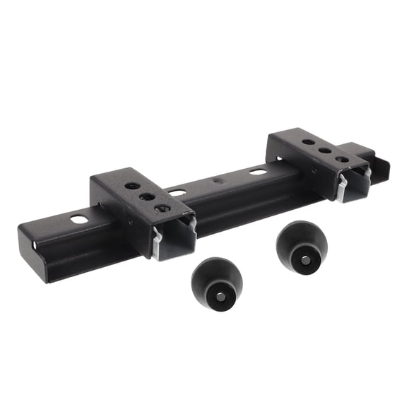 Uonlytech 1Set Black TV Wall Shelf Mount with Stable Frame and Simple Setup Instructions