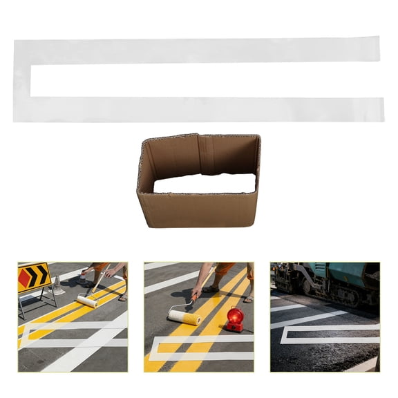 Uonlytech 1Set Foldable Silicone Parking Lot Line Stencil Template for Efficient Striping and Clean Lines