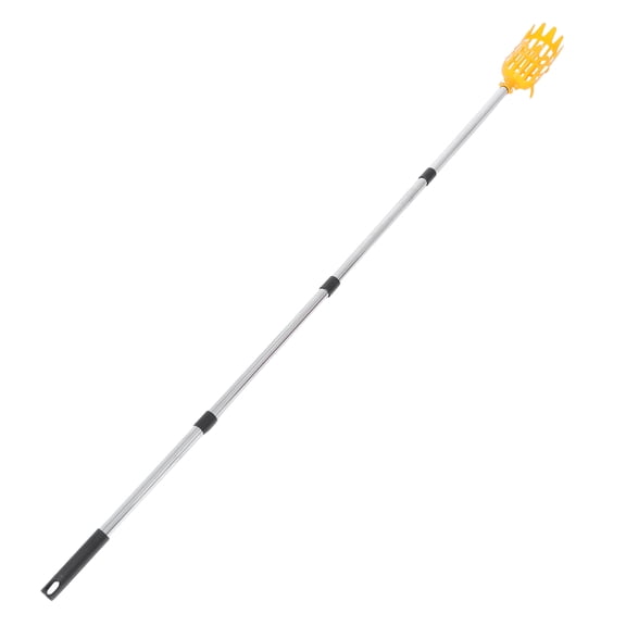 Uonlytech 1Set Lightweight Telescoping Fruit Picker Tool with Basket for Home Garden Tree Harvesting