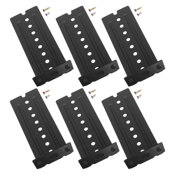 Uonlytech 1Set Steel Keyboard Slide Bracket with Extended Rail Connector and Protective Base