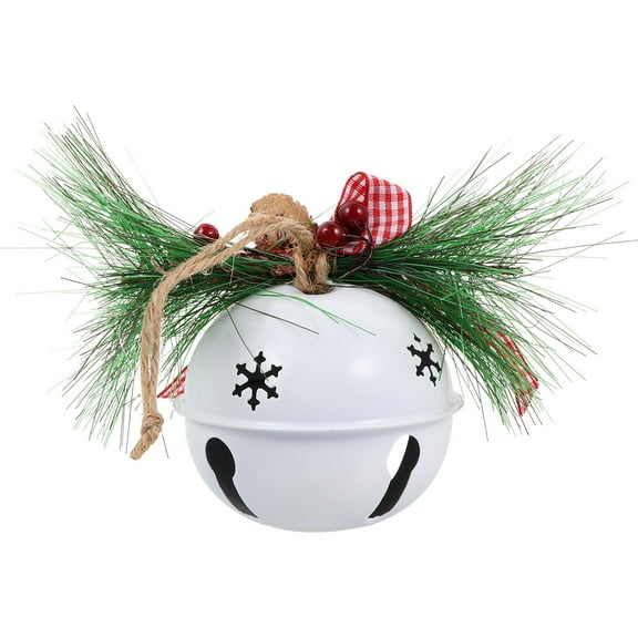 Uonlytech 1Pcs Christmas Ornaments Bell Iron Festive Ornament for Christmas Tree Decoration