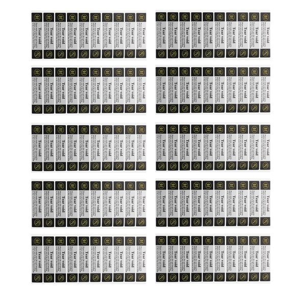 Uonlytech 200Pcs Security Package Transfer Sticker with Tamper Evident Barcode Label for Inventory