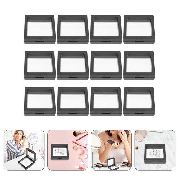 Uonlytech Safe Pe Film Jewelry Case, Compact and Easy to Use, Transparent Display 20Pcs
