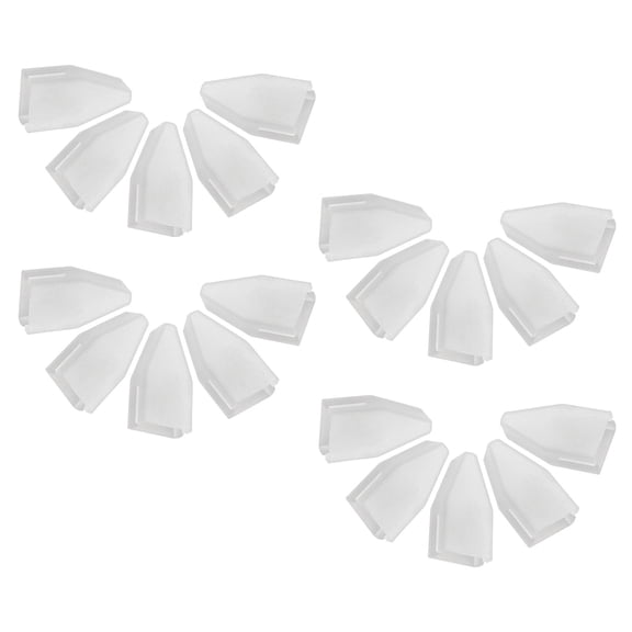 Uonlytech 20Pcs Diagonal Plier Plastic Tip Protectors Transparent Sleeve Caps for Safe Tool Storage