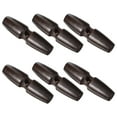 thumbnail image 1 of Uonlytech Decorative Pins For Clothing Olive Button Coffee Wood 20-Pcs, 1 of 5