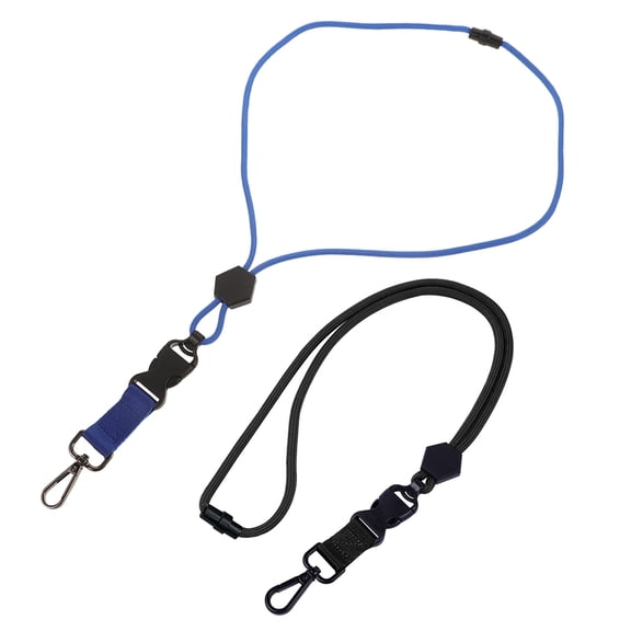 Uonlytech 2Pcs Heavy Duty Breakaway Lanyard with Metal Hook for Outdoor Activity Use