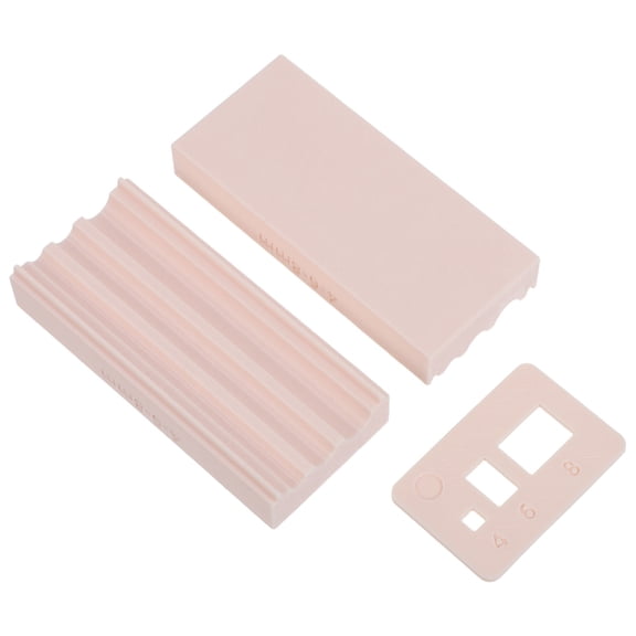 Uonlytech 2Pcs Apricot Clay Bead Roller Tool Kit for Polymer Clay Jewelry Making Crafts