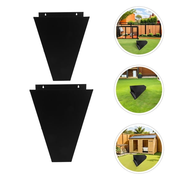 Uonlytech 2Pcs Durable Stainless Steel Poultry Processing Cones with Comfortable Grip for Garden