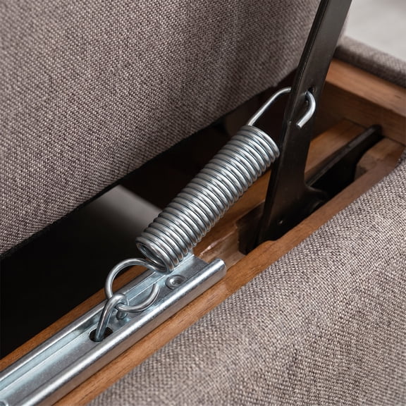 Uonlytech 2Pcs Furniture Coil Springs for Recliner Sofa Replacement Plated Silver Steel DIY Installation