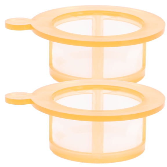 Uonlytech 2Pcs Laboratory Cell Mesh Strainers Yellow Lightweight Sturdy with Improved Ventilation Design