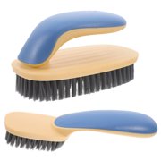 Uonlytech 2Pcs Multipurpose Shoe Washing Brush with Lintfree Soft Bristles Beige