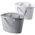 thumbnail image 1 of Uonlytech 2Pcs Portable Hollow Shower Baskets for Sundries Clothes Holder and Storage Organizer, 1 of 8