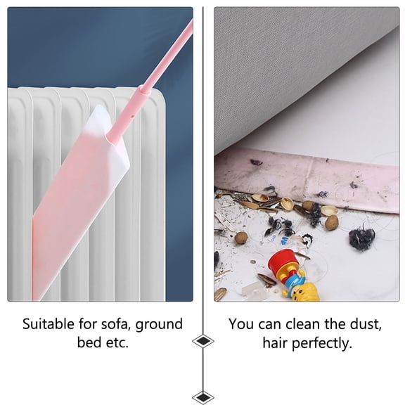 Uonlytech 2Pcs Portable Dust Duster for Home Use with Comfortable Grip and Durable Materials