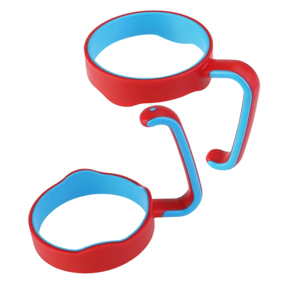 Uonlytech 2Pcs Red Plastic Cup Handle Attachment for 20Oz Coffee and Travel Mugs
