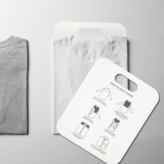 Uonlytech Clothes Folder Board Adult PP 2Pcs At Home