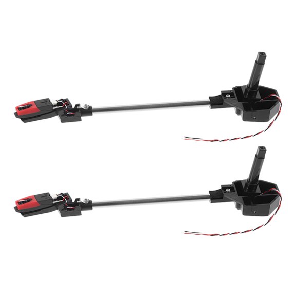 Uonlytech 2Pcs Turntable Arm Replacement Black Plastic Tonearm with Professional Stylus Included