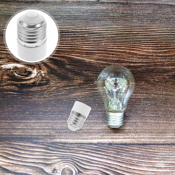 Uonlytech 2Pcs White Lamp Socket Adapter for Light Bulb Base Converter E27 to Mr16