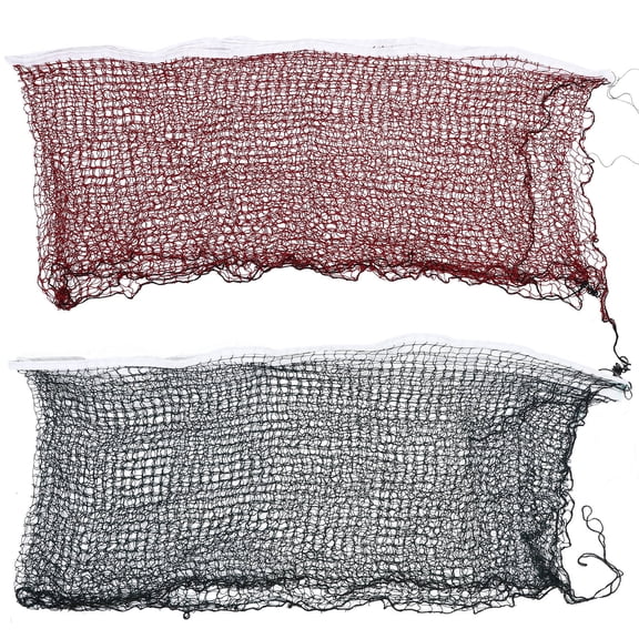 Uonlytech 2Pcs Outdoor Sports Net Assorted Color Portable Volleyball Badminton Net