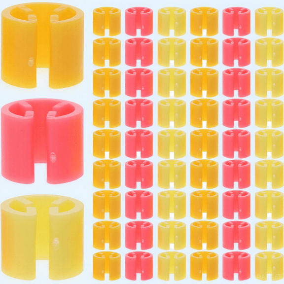 Uonlytech 300Pcs Clothes Hanger Size Markers Plastic Number Tags with Assorted Colors