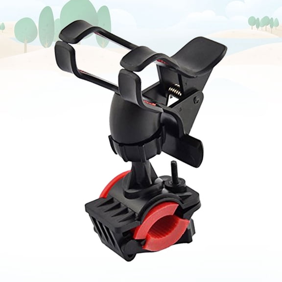 Uonlytech 360 Degree Phone Support Bike Mount with Silicone Net and Hard Plastic Grip