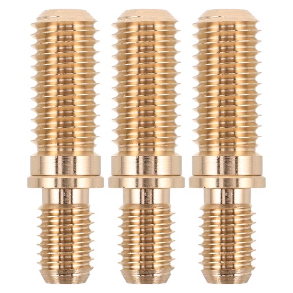 Uonlytech 3Pcs Brass Pool Cue Joint Connector Screws Durable Hardware for Billiard Snooker Cue Repair
