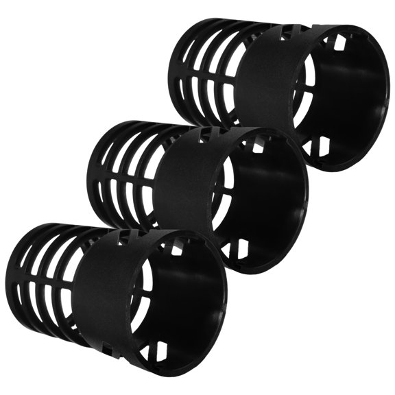 Uonlytech 3Pcs Heat Gun Protective Hood Black Heat Shield Attachment for Accurate Component Protection