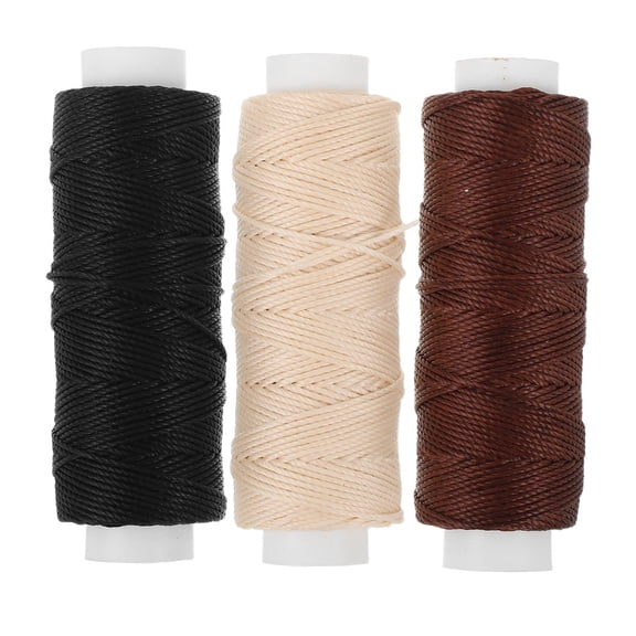 Uonlytech 3Pcs Scale Model Ship Rope with Fine Ratline Cord for Running and Standing Rigging Line Use
