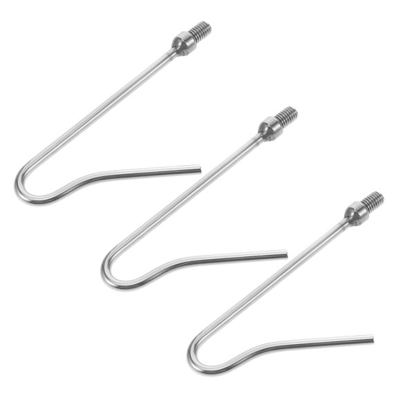 Uonlytech 3Pcs Silver Poultry Hook Catcher Tool for Safe Catching Chickens Ducks and Geese