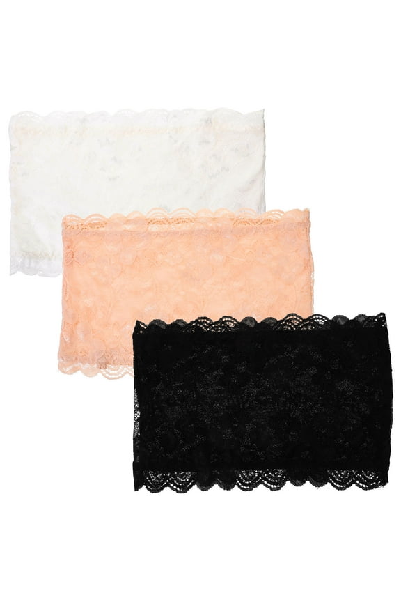 strapless bandeau bra Bandeau Tube Seamless Nylon Undergarment Women Summer Day