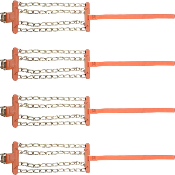 Uonlytech Car Wheel Chains, Manganese Steel, Assorted Color, Easy Install, Anti-Skid in Bad Weather