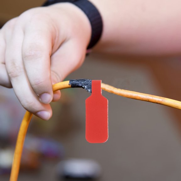 Uonlytech 40Pcs Multicolored Cable Markers for Easy Identification and Fast Installation in Wire Organization