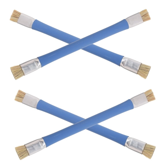 Uonlytech 4Pcs Blue Anti Static Stylus Brush with Ergonomic Grip for Pcb Motherboard Repair