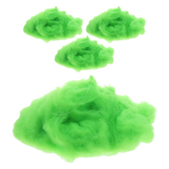 Uonlytech 4Pcs Lightweight Light Green Cloud Shaped Props for Wedding Room and Window Display