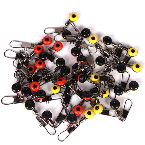 Uonlytech 50Pcs Anti Corrosion Fishing Rod Guides with Quick Attachment Design for Rig Or Lure