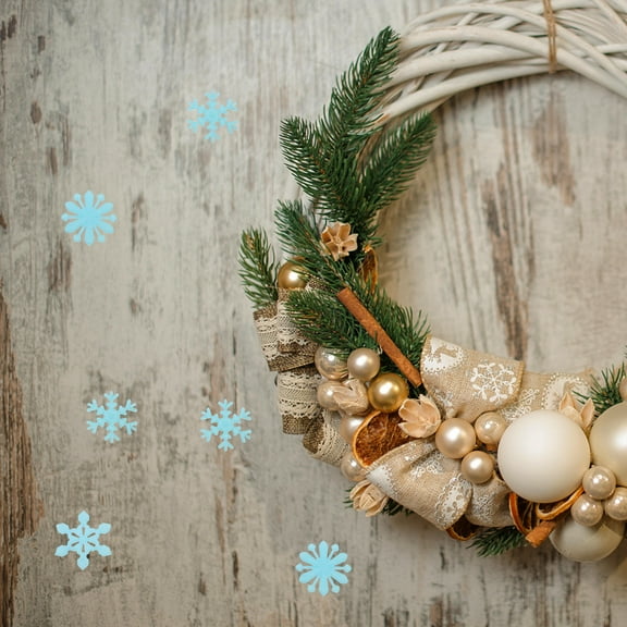 Uonlytech Glow in The Dark 3D Snowflakes Wall Decals Stylish Christmas Decoration