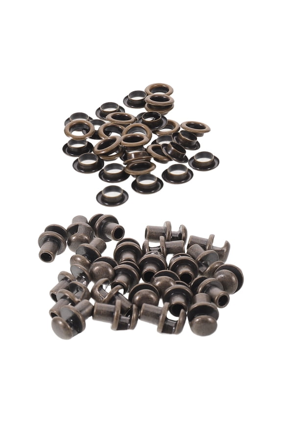 50Pcs Removable Coffee Alloy Speed Hooks Buckle Kit for Hiking Boots DIY Shoe Accessories