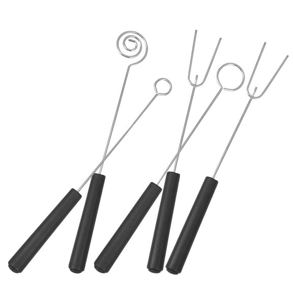 Uonlytech 5PCS Chocolate Candy Dipping Tool Stainless Steel Forks for DIY Chocolate