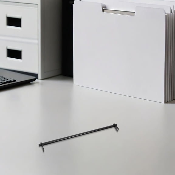 Uonlytech 5Pcs Hanging File Organizer Rails Metal Rods for Desk Drawer Filing System At Home