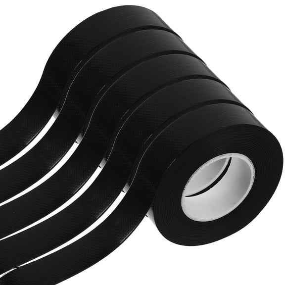 Uonlytech 5pcs Electric Tapes Black Rubber Electrical Tape for Capacitor Protection