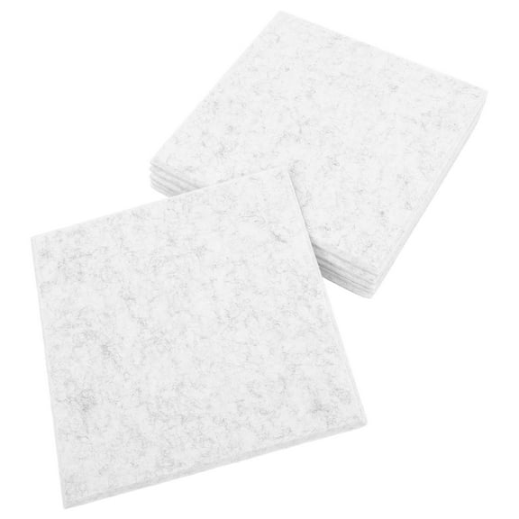 Uonlytech 6Pcs Grey Felt Message Board Wall Mounted Cork Board for Office Sound Absorbing Display