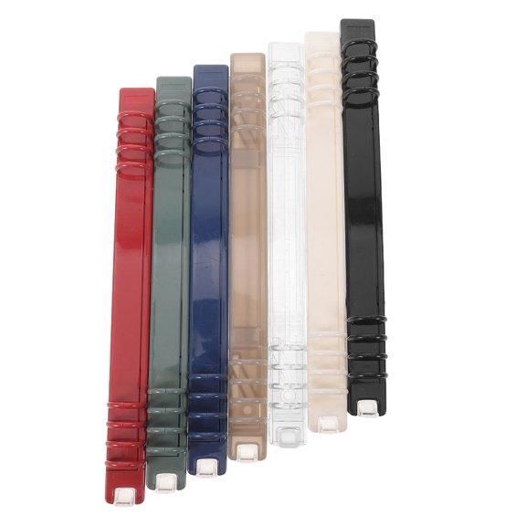 Uonlytech 7Pcs Notebook Spiral Binding Coils with Adjustable Wire Binding Rings for Office Documents