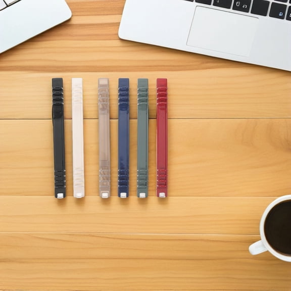 Uonlytech 7Pcs Plastic Book Rings Spiral Binding Coils with Quick Switch Design for Office Use
