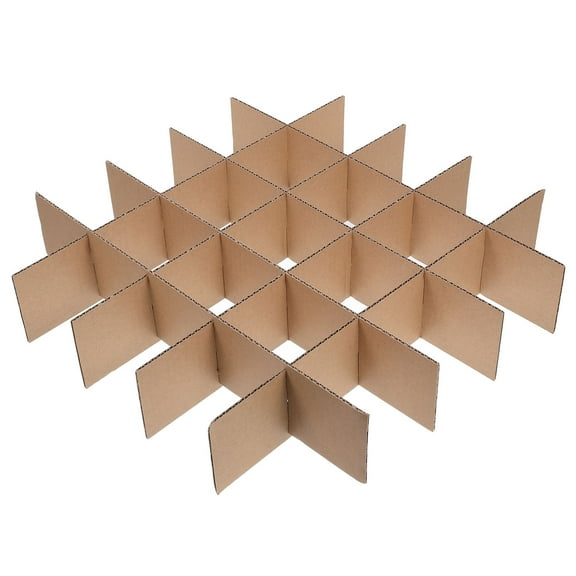 Uonlytech 8Pcs Cardboard Divider for Socks Organizer for Drawer Light Brown Paper