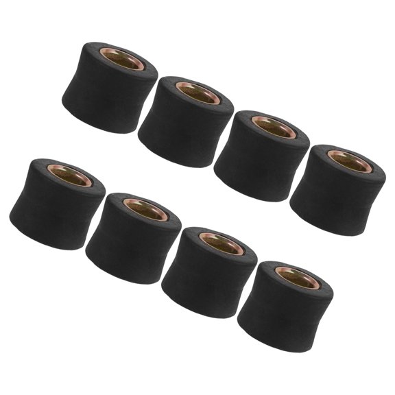 Uonlytech Motorcycle Rear Shocks Rubber Buffer Ring Black Damping Cushion 8Pcs