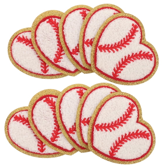 Uonlytech 8Pcs Multi Color Sports Ball Embroidered Patches for DIY Clothes Accessories